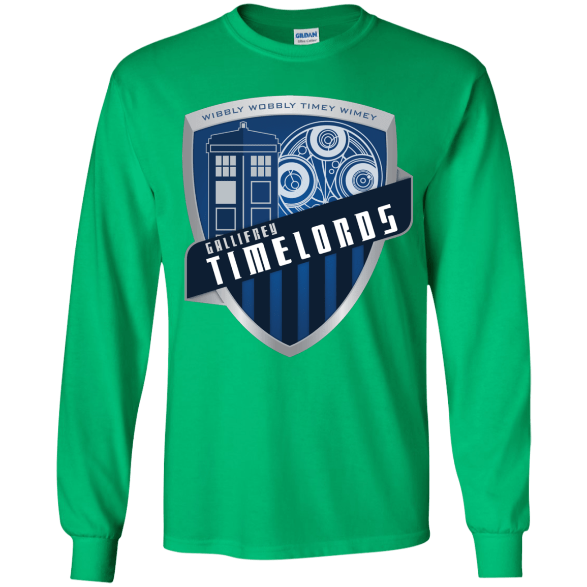 T-Shirts Irish Green / YS Gallifrey Timelords Youth Long Sleeve T-Shirt