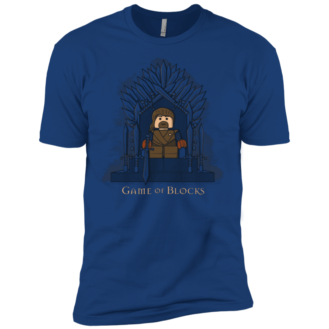 T-Shirts Royal / YXS Game of Blocks Boys Premium T-Shirt