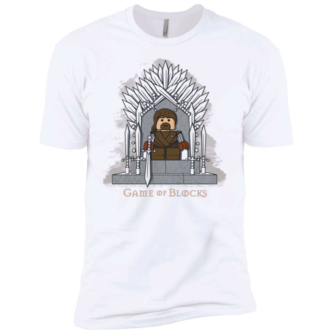 T-Shirts White / YXS Game of Blocks Boys Premium T-Shirt