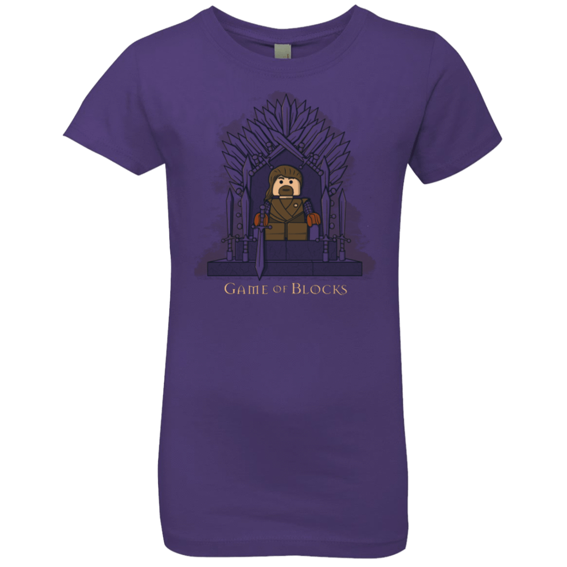 T-Shirts Purple Rush / YXS Game of Blocks Girls Premium T-Shirt