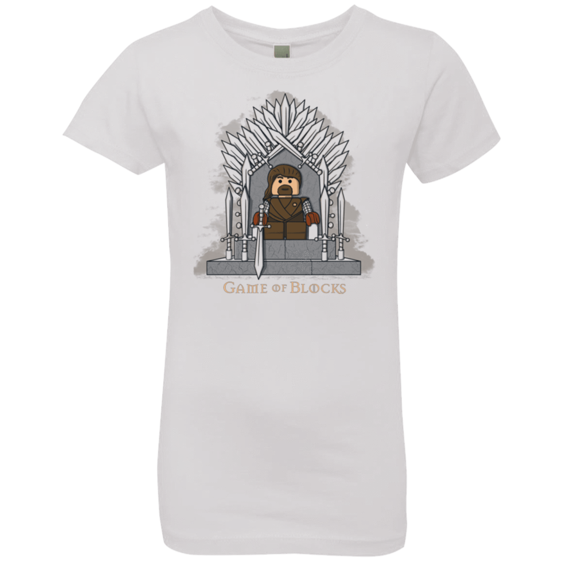 T-Shirts White / YXS Game of Blocks Girls Premium T-Shirt