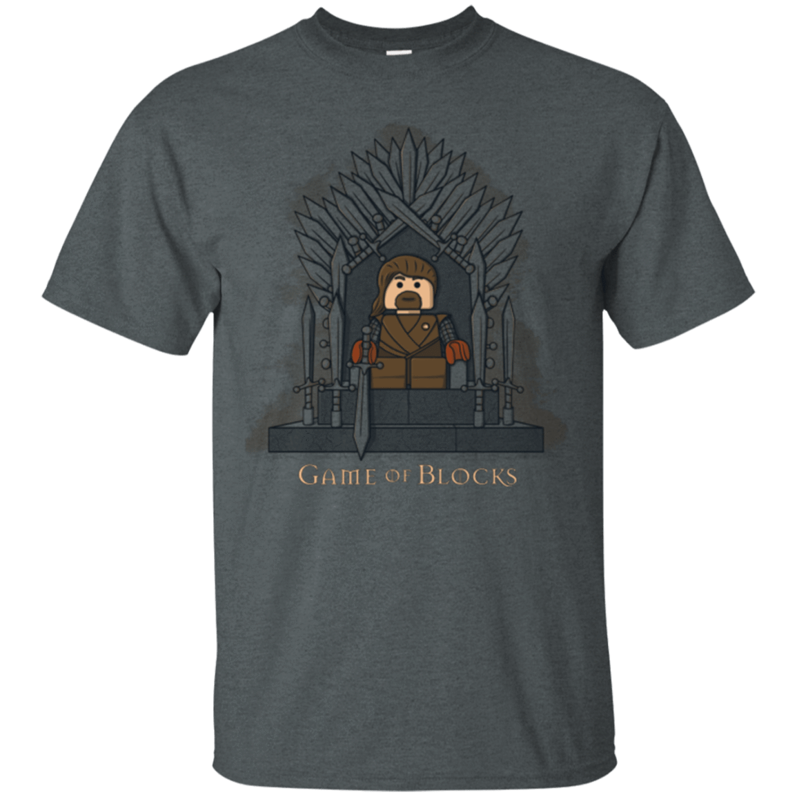 T-Shirts Dark Heather / Small Game of Blocks T-Shirt