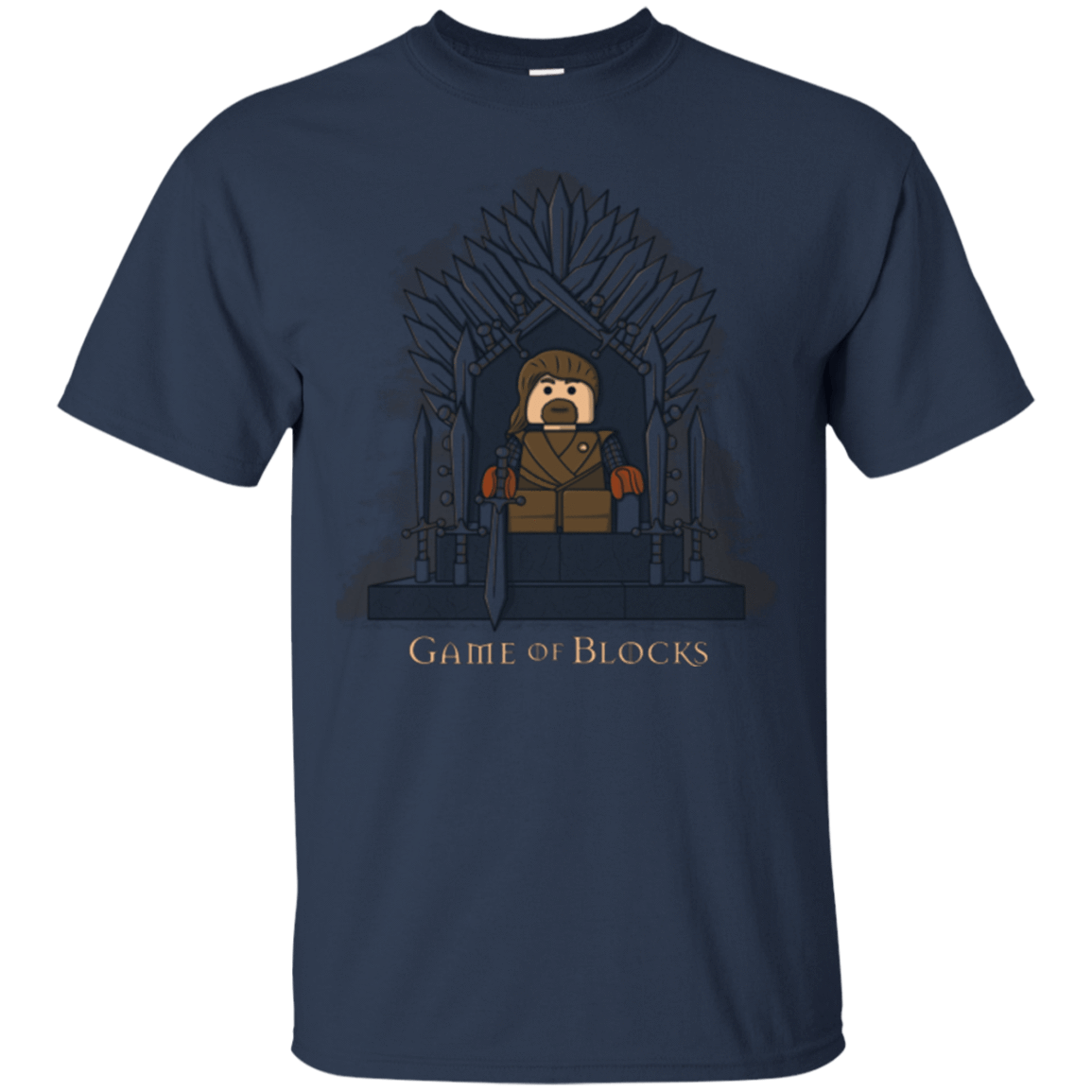 T-Shirts Navy / Small Game of Blocks T-Shirt