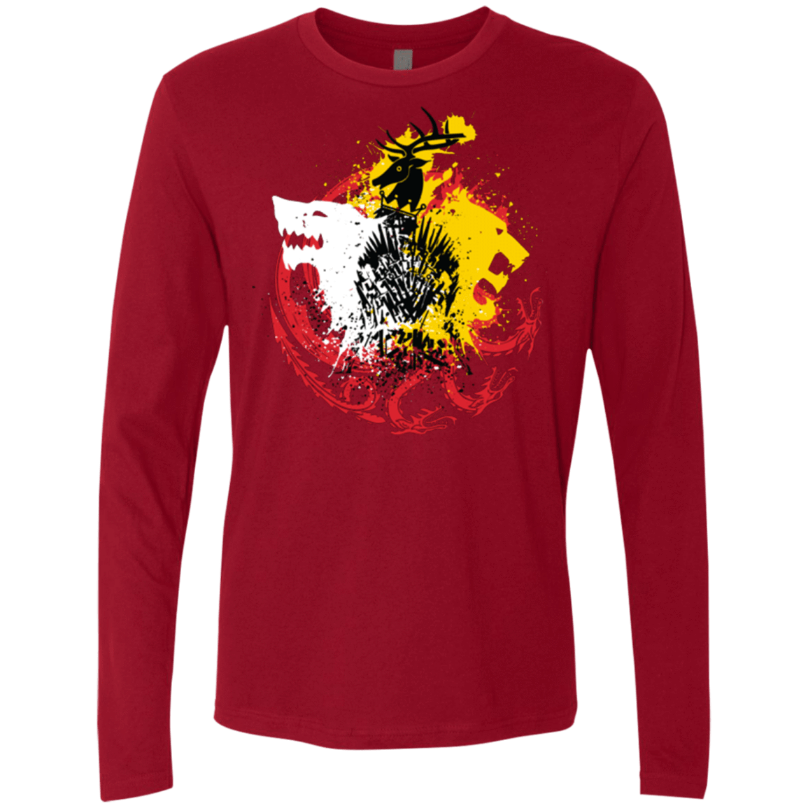 T-Shirts Cardinal / Small GAME OF COLORS Men's Premium Long Sleeve