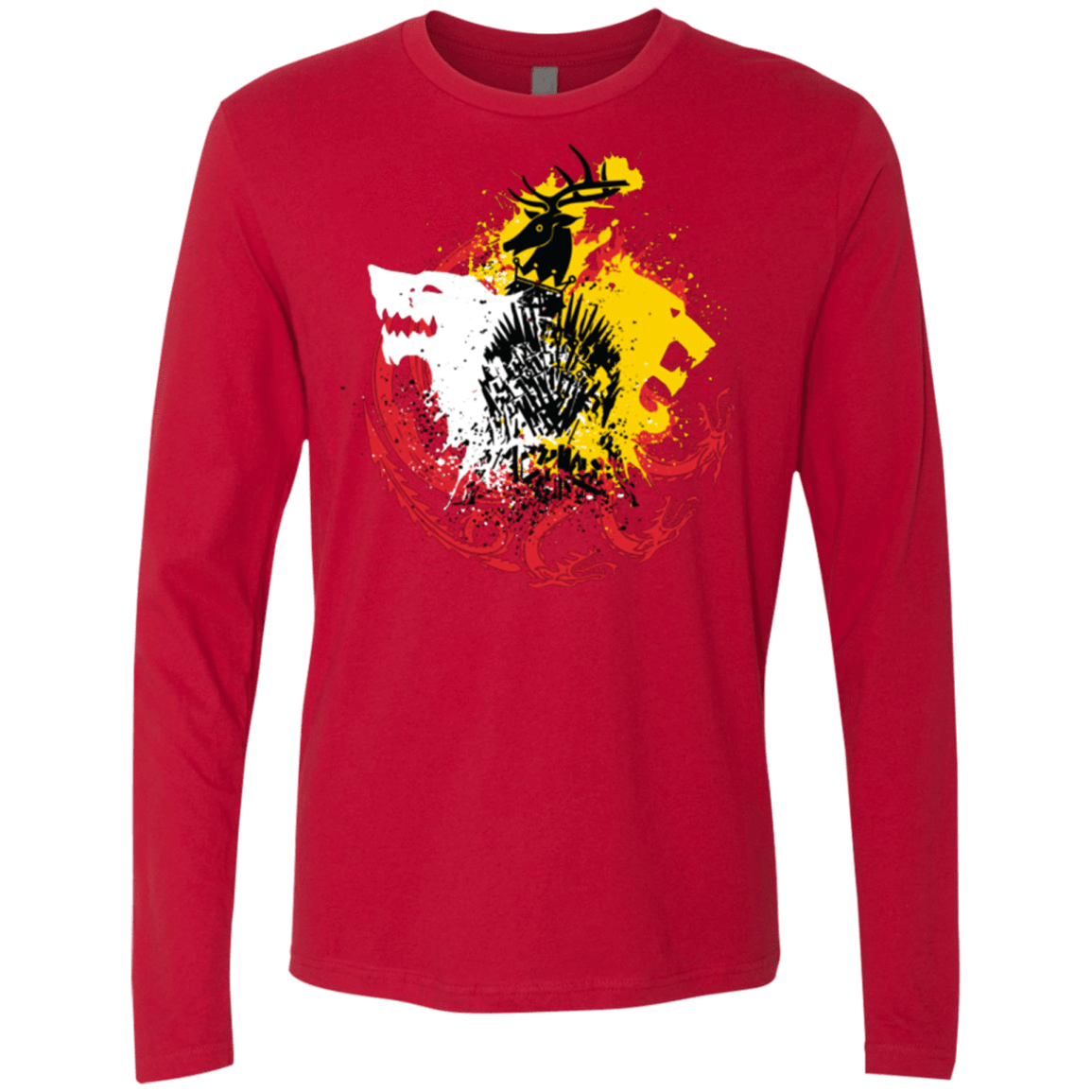 T-Shirts Red / Small GAME OF COLORS Men's Premium Long Sleeve