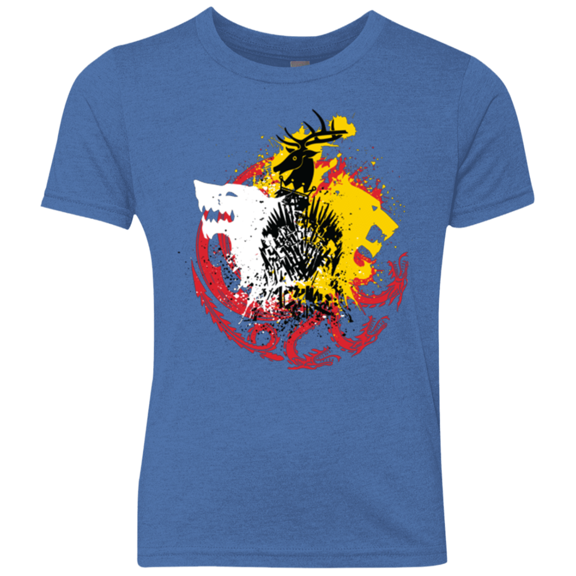 T-Shirts Vintage Royal / YXS GAME OF COLORS Youth Triblend T-Shirt