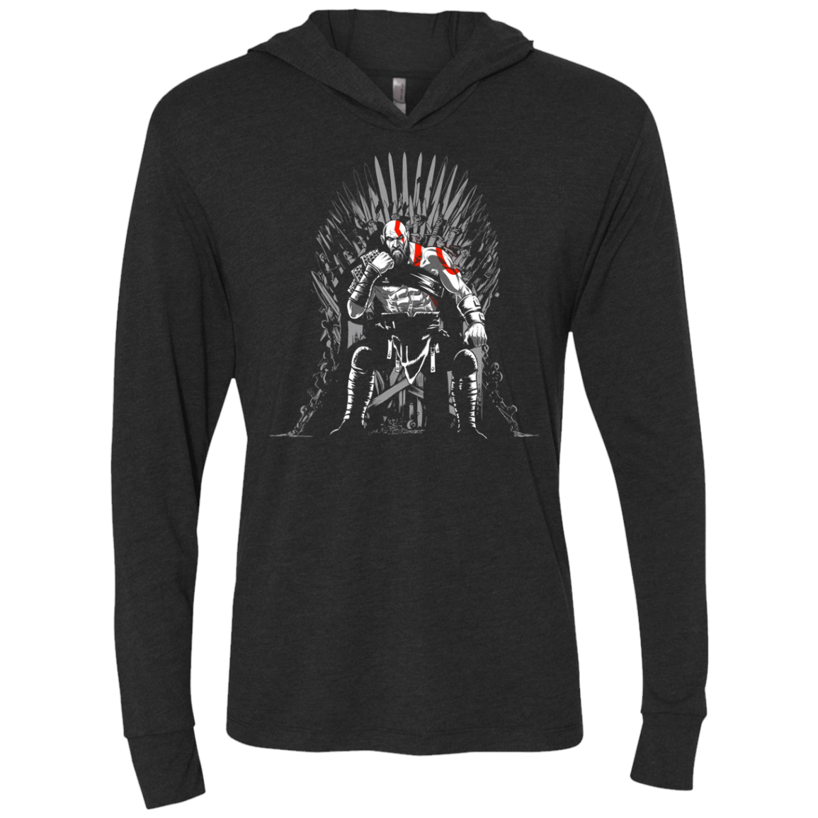 T-Shirts Vintage Black / X-Small Game of Gods Triblend Long Sleeve Hoodie Tee