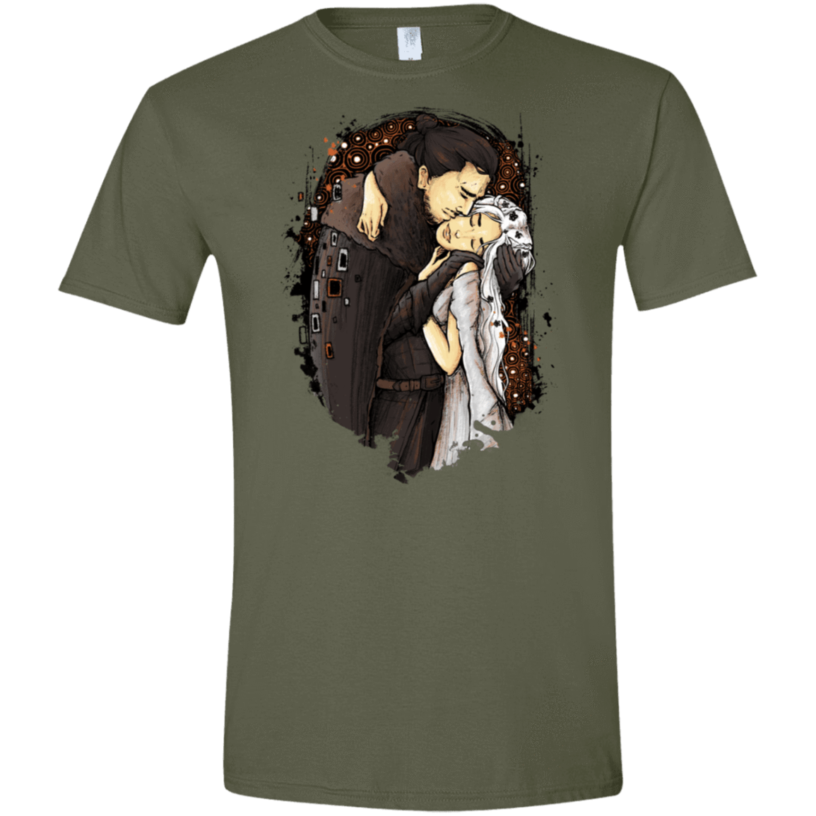 T-Shirts Military Green / S Game of Kisses Men's Semi-Fitted Softstyle