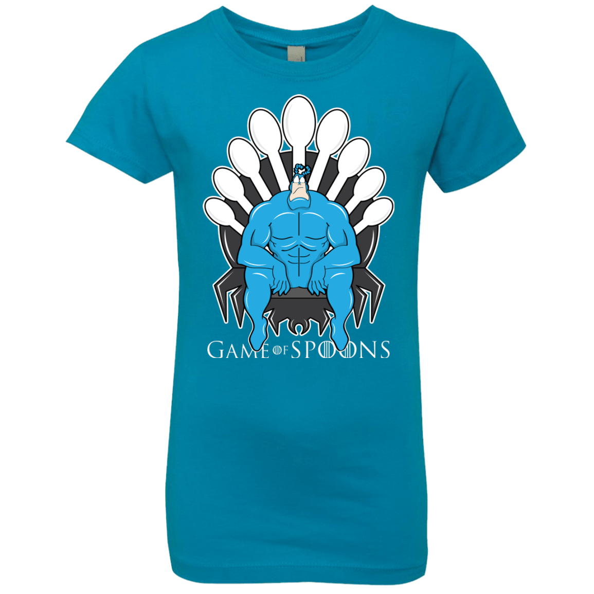 T-Shirts Turquoise / YXS Game of Spoons Girls Premium T-Shirt