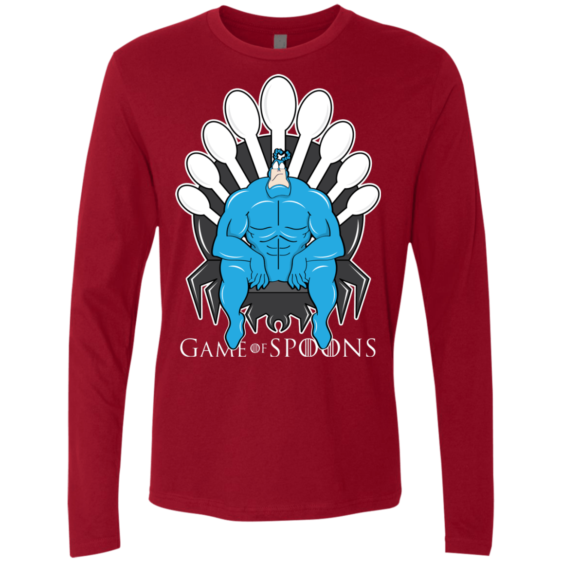 T-Shirts Cardinal / Small Game of Spoons Men's Premium Long Sleeve