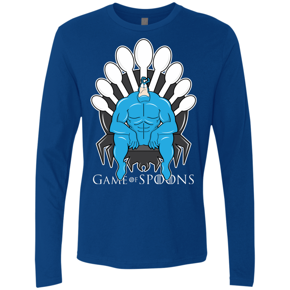 T-Shirts Royal / Small Game of Spoons Men's Premium Long Sleeve