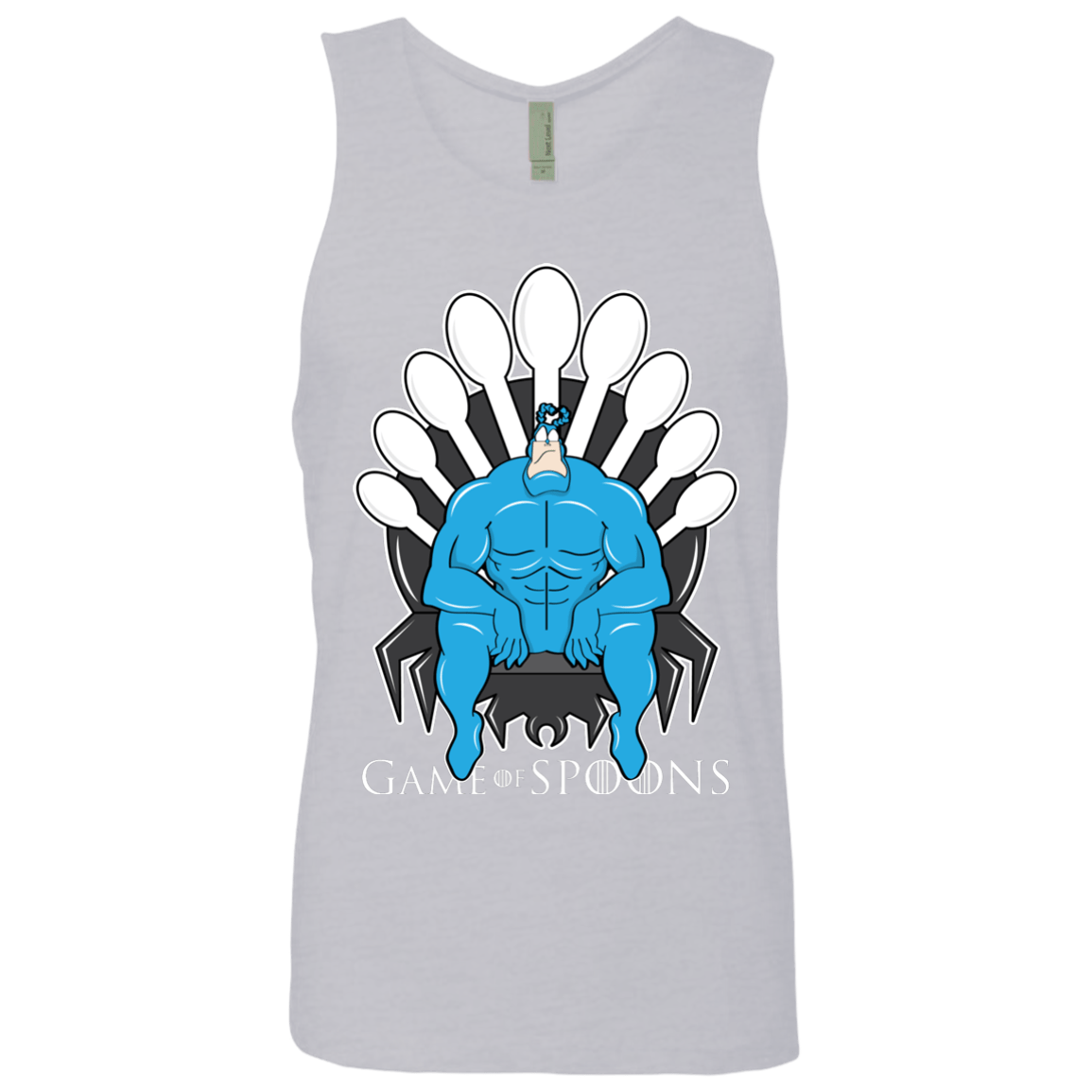 T-Shirts Heather Grey / Small Game of Spoons Men's Premium Tank Top