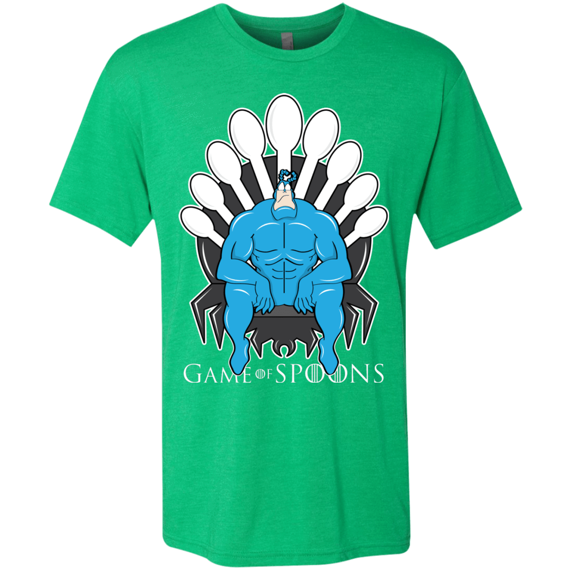T-Shirts Envy / Small Game of Spoons Men's Triblend T-Shirt