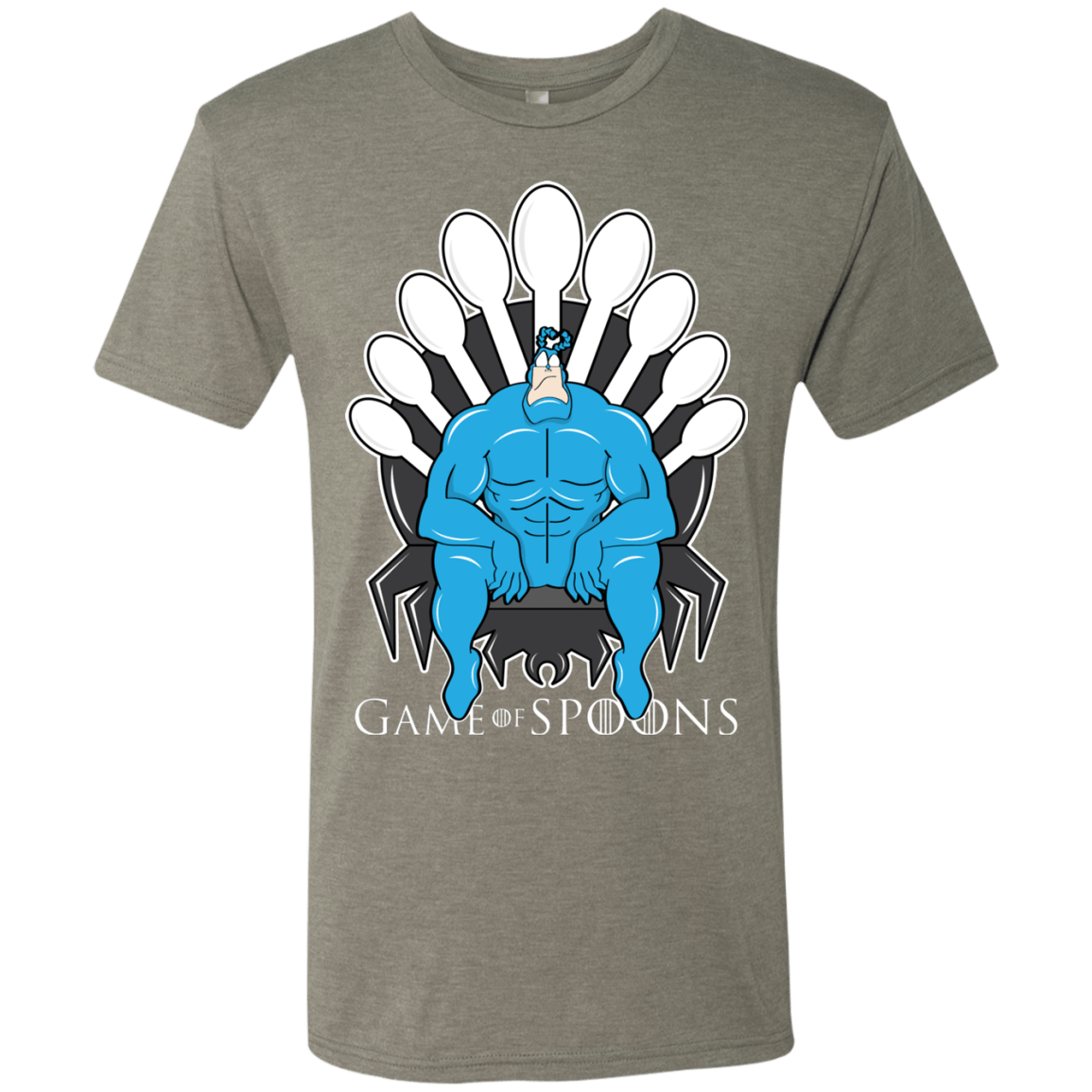 T-Shirts Venetian Grey / Small Game of Spoons Men's Triblend T-Shirt