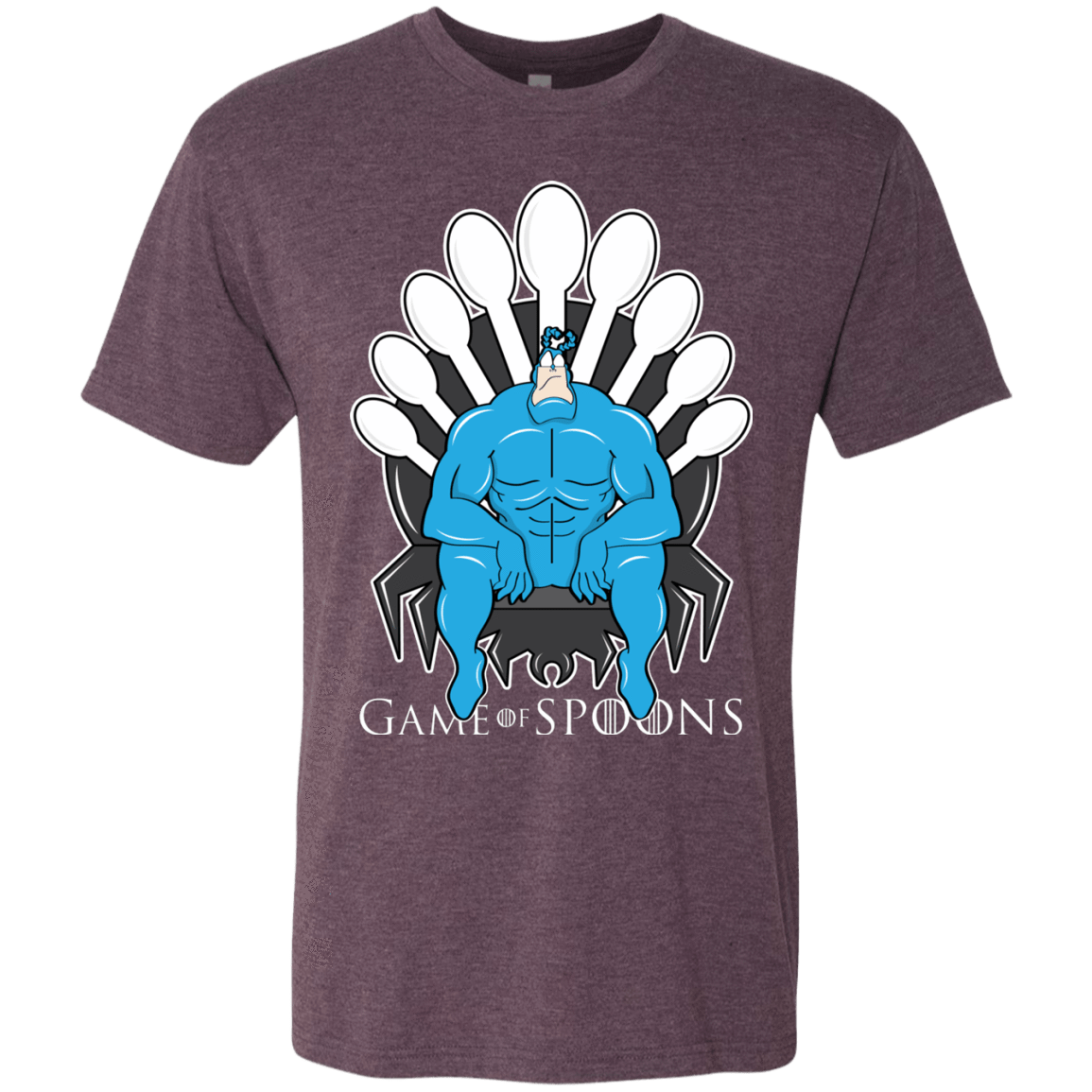 T-Shirts Vintage Purple / Small Game of Spoons Men's Triblend T-Shirt