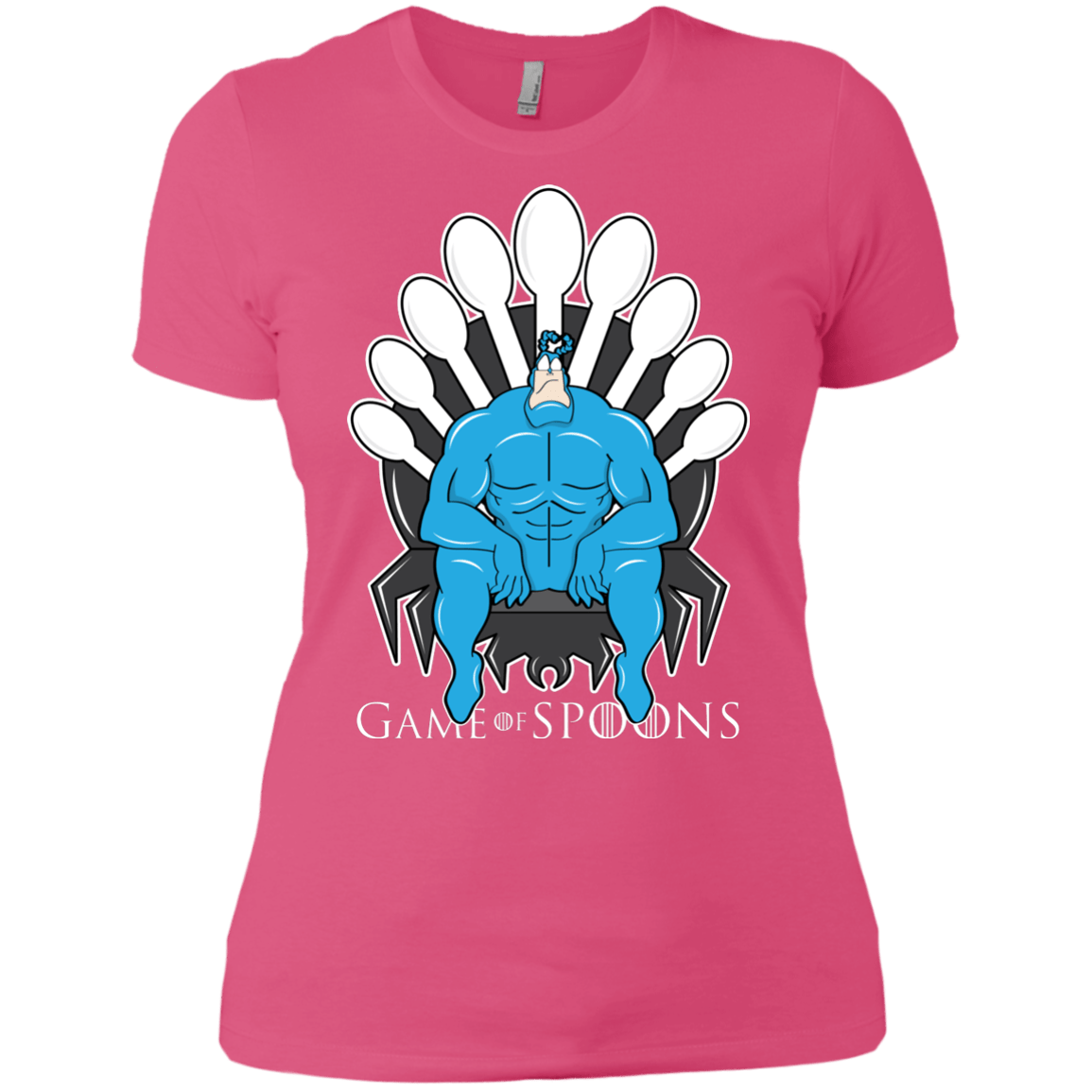 T-Shirts Hot Pink / X-Small Game of Spoons Women's Premium T-Shirt