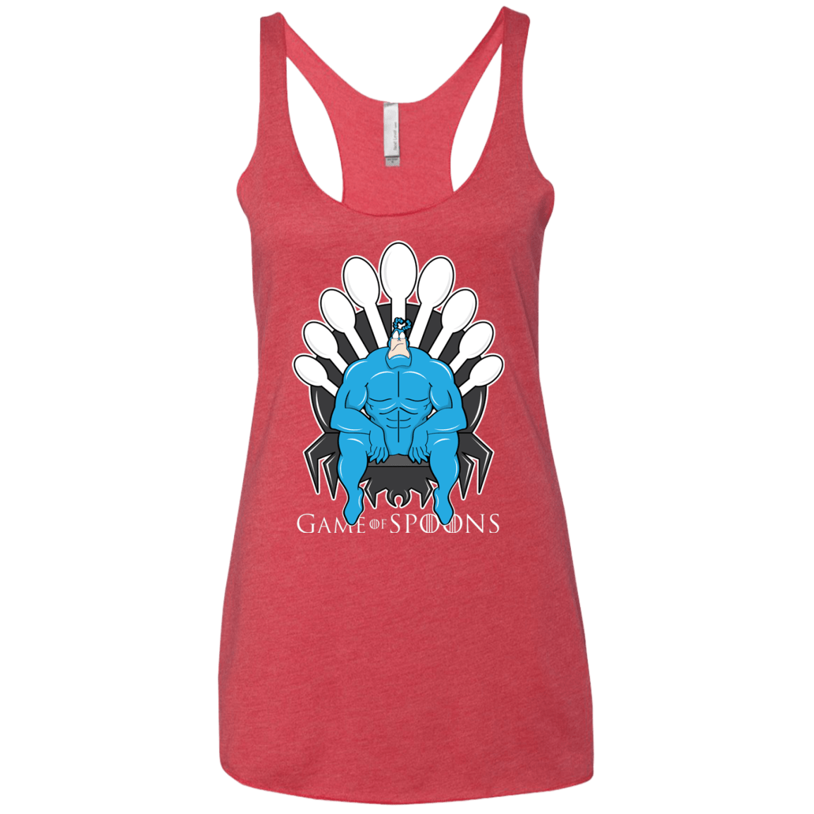 T-Shirts Vintage Red / X-Small Game of Spoons Women's Triblend Racerback Tank