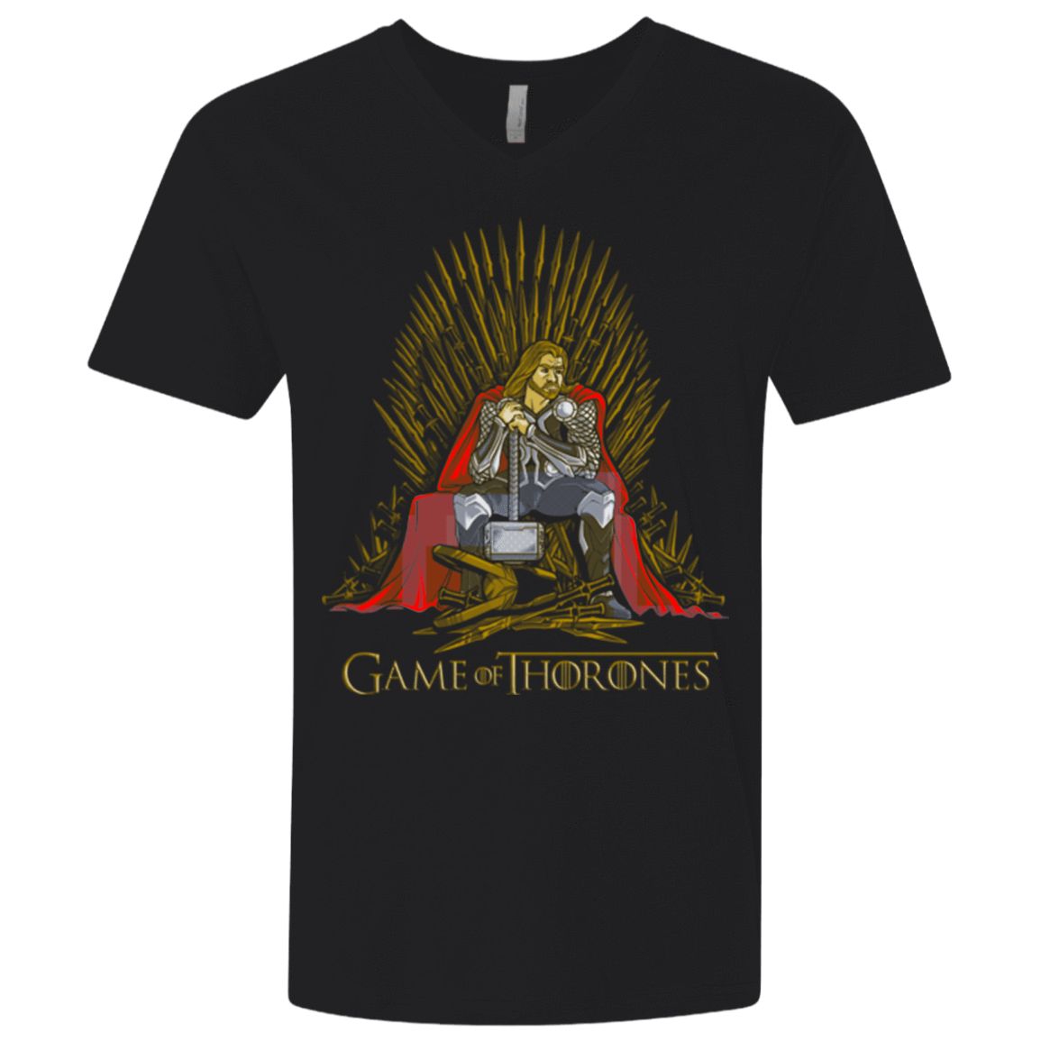 T-Shirts Black / X-Small Game of Thrones Men's Premium V-Neck