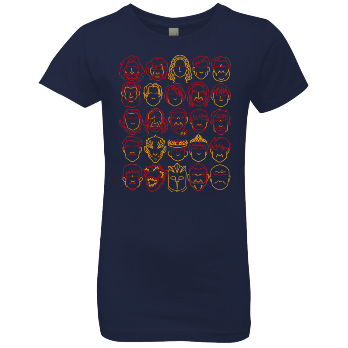 T-Shirts Midnight Navy / YXS Game of Thrones Minimalism Girls Premium T-Shirt