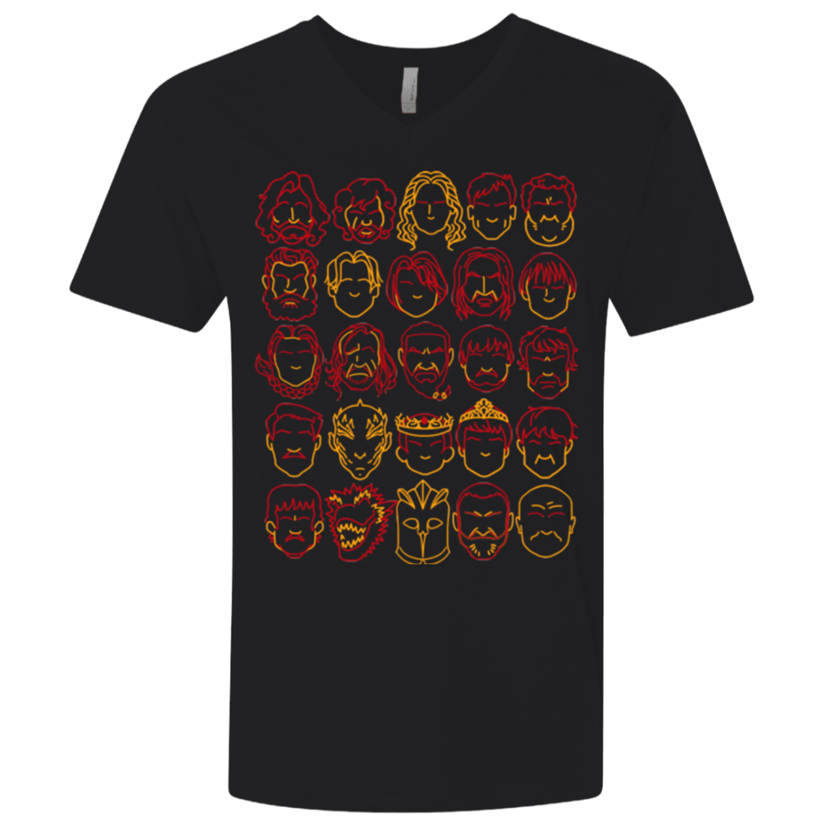 T-Shirts Black / X-Small Game of Thrones Minimalism Men's Premium V-Neck