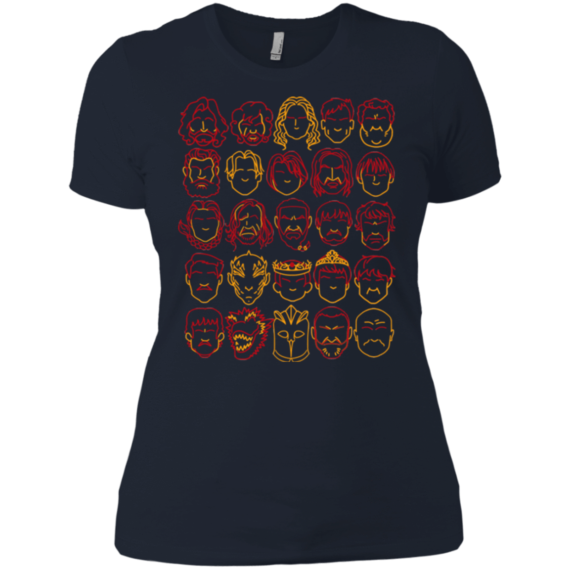 T-Shirts Midnight Navy / X-Small Game of Thrones Minimalism Women's Premium T-Shirt