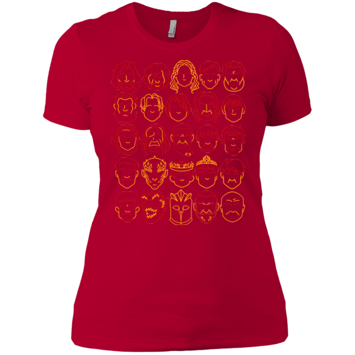 T-Shirts Red / X-Small Game of Thrones Minimalism Women's Premium T-Shirt