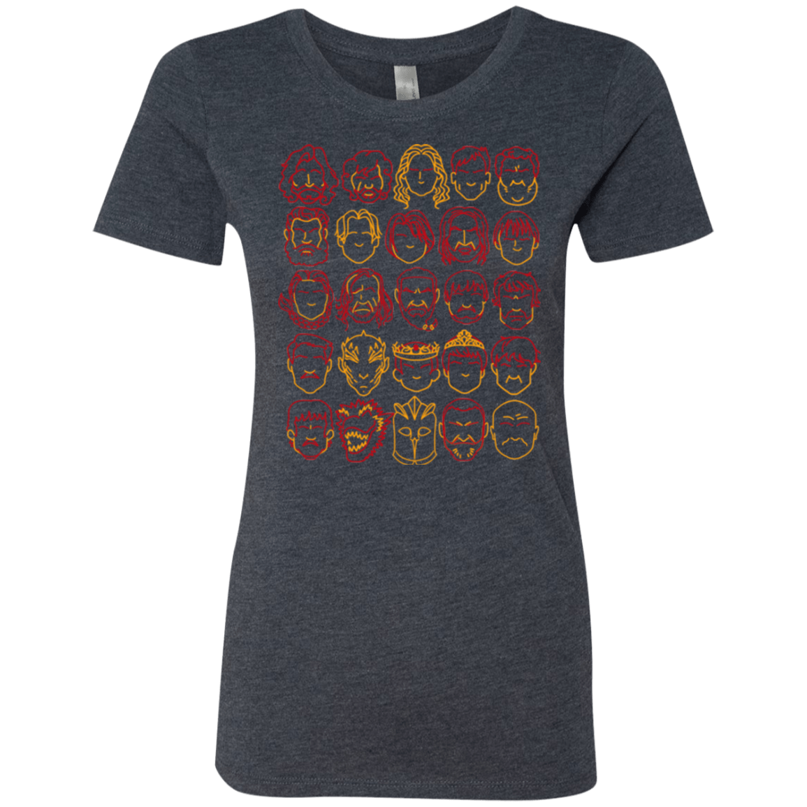 T-Shirts Vintage Navy / Small Game of Thrones Minimalism Women's Triblend T-Shirt