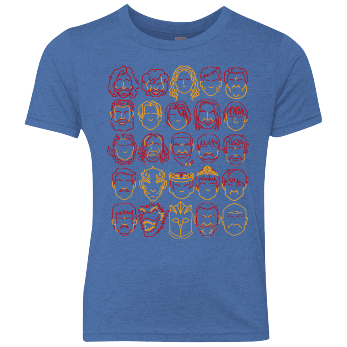 T-Shirts Vintage Royal / YXS Game of Thrones Minimalism Youth Triblend T-Shirt