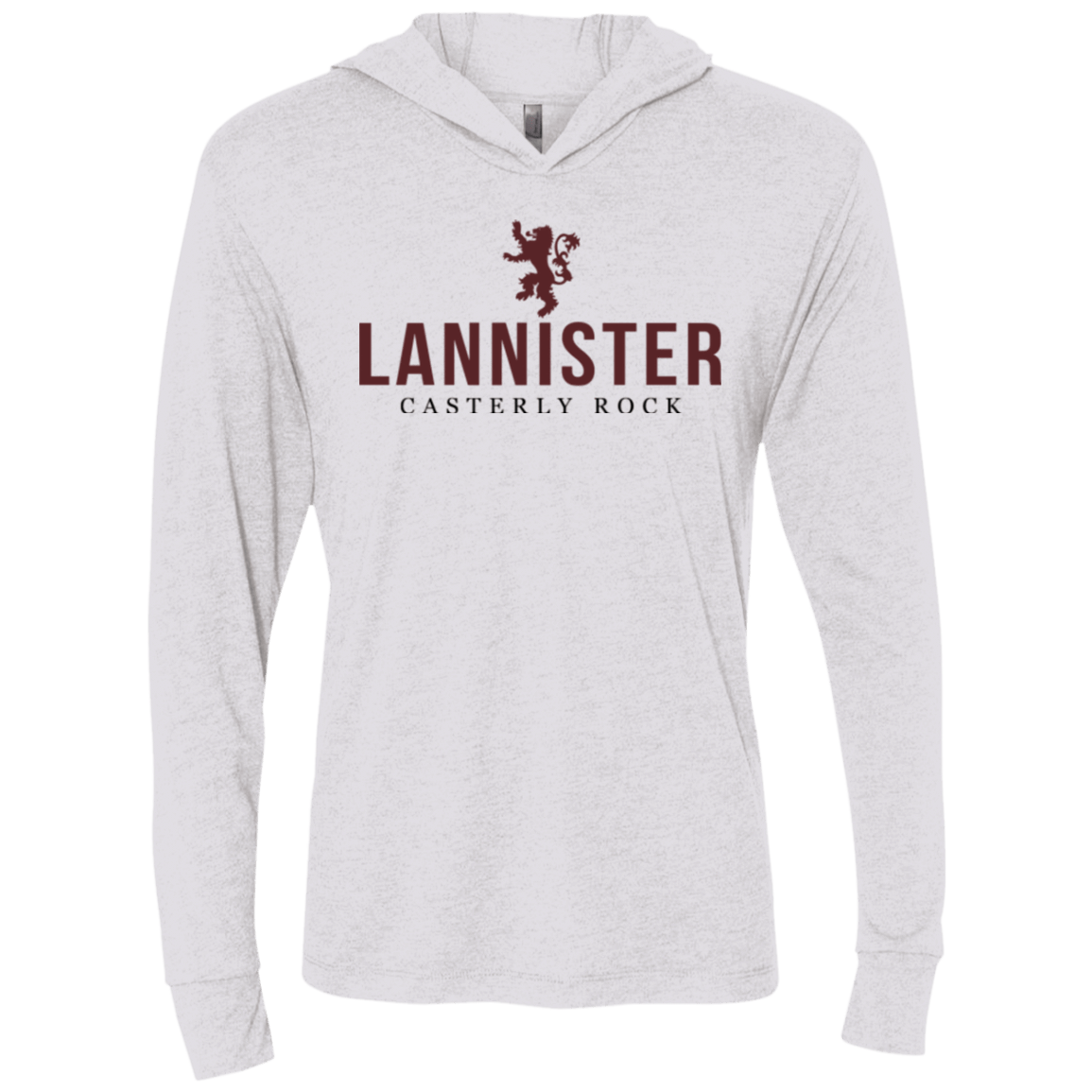 T-Shirts Heather White / X-Small Game of trends Triblend Long Sleeve Hoodie Tee