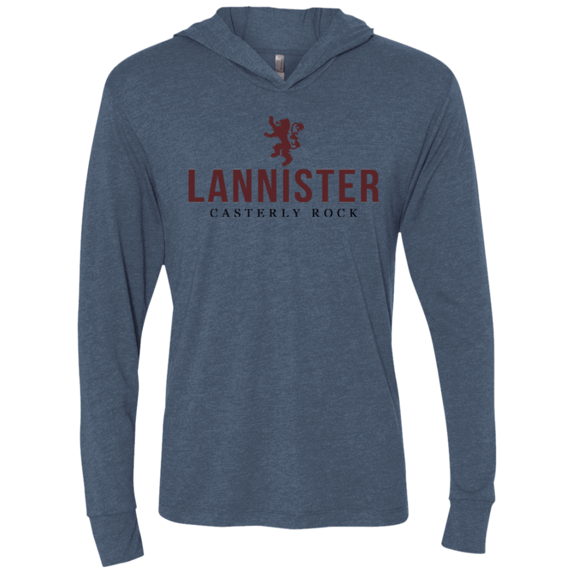 T-Shirts Indigo / X-Small Game of trends Triblend Long Sleeve Hoodie Tee