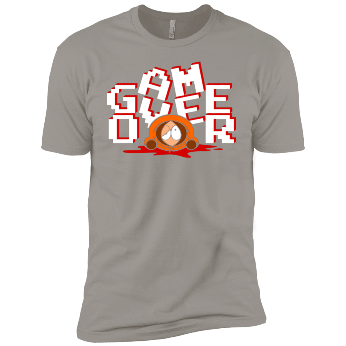 T-Shirts Light Grey / YXS Game over Boys Premium T-Shirt