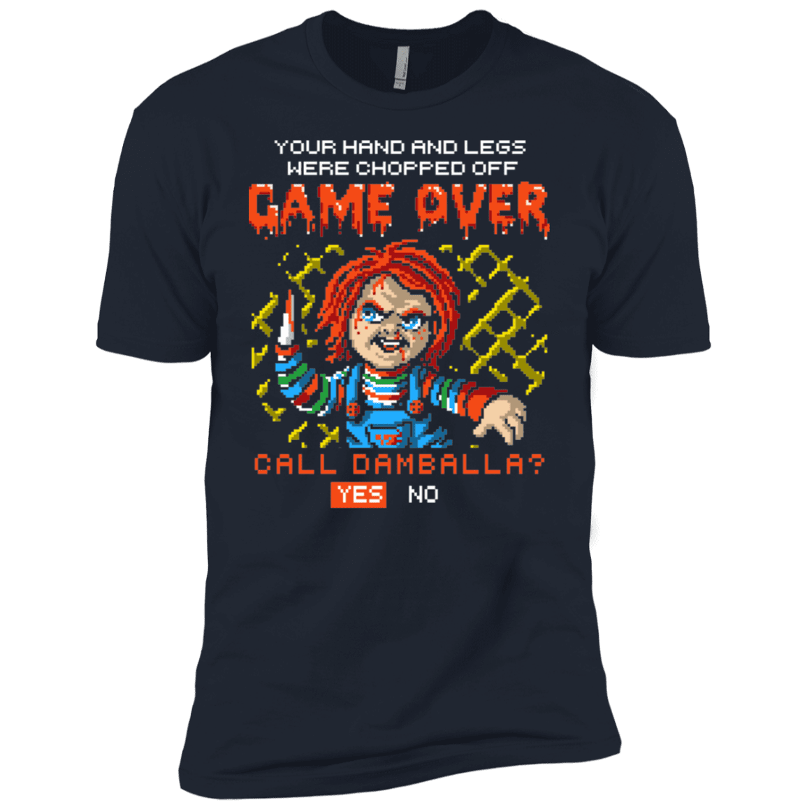 T-Shirts Midnight Navy / YXS Game Over Boys Premium T-Shirt