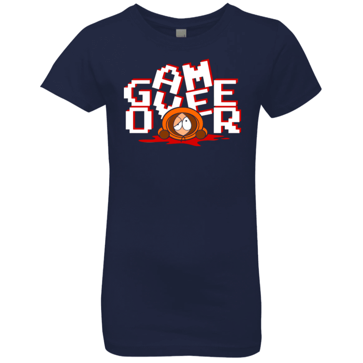 T-Shirts Midnight Navy / YXS Game over Girls Premium T-Shirt