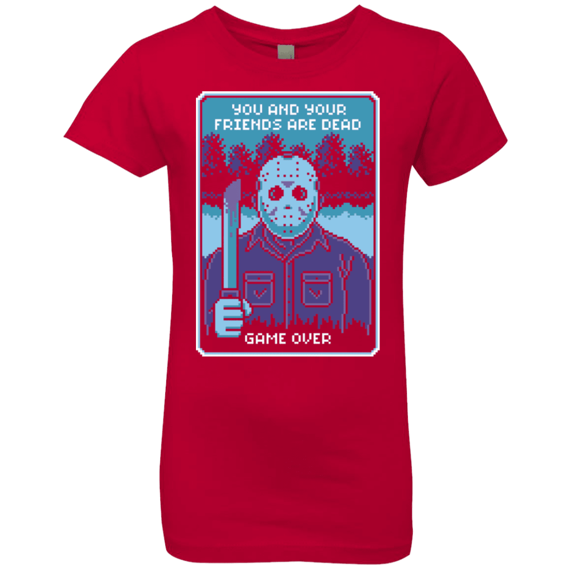 T-Shirts Red / YXS Game Over Girls Premium T-Shirt