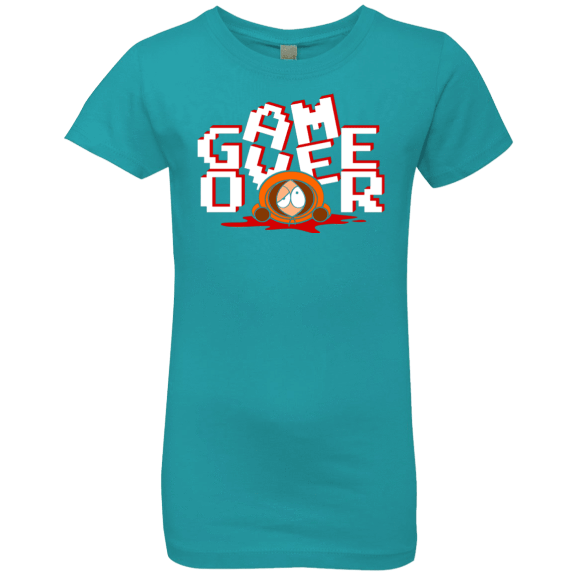 T-Shirts Tahiti Blue / YXS Game over Girls Premium T-Shirt