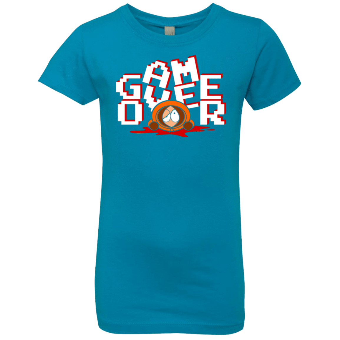 T-Shirts Turquoise / YXS Game over Girls Premium T-Shirt