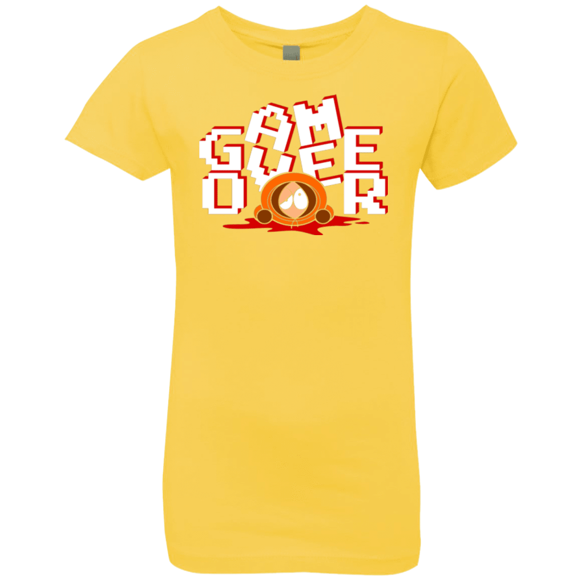 T-Shirts Vibrant Yellow / YXS Game over Girls Premium T-Shirt