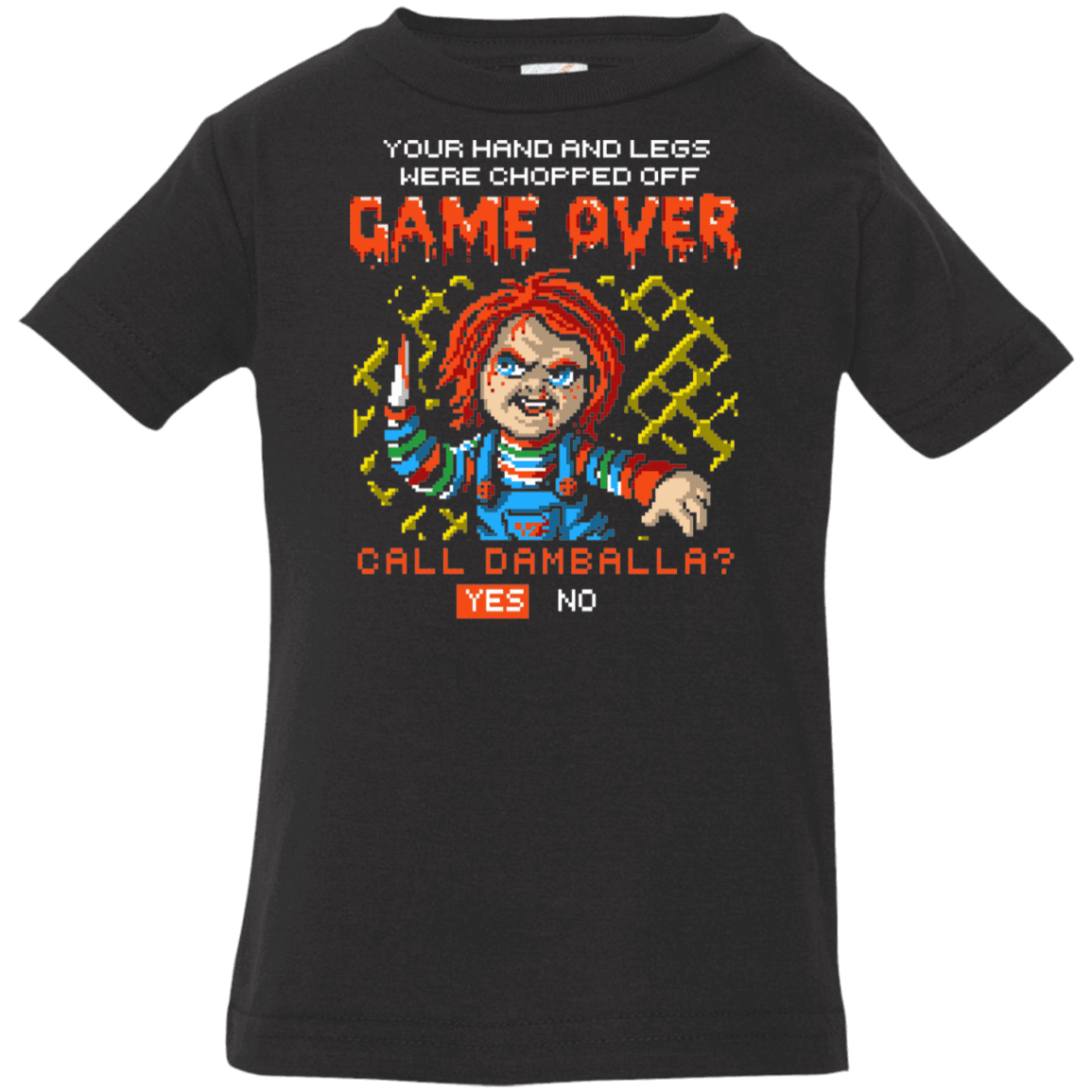 T-Shirts Black / 6 Months Game Over Infant Premium T-Shirt