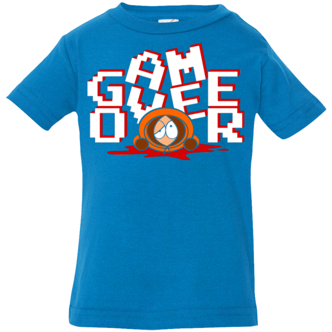 T-Shirts Cobalt / 6 Months Game over Infant Premium T-Shirt
