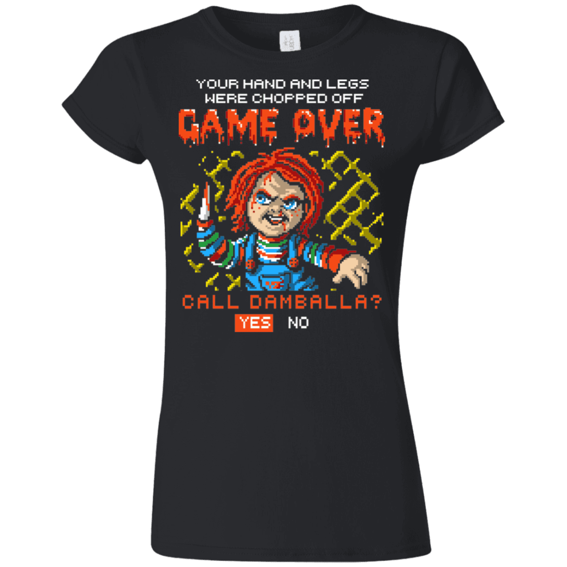 T-Shirts Black / S Game Over Junior Slimmer-Fit T-Shirt