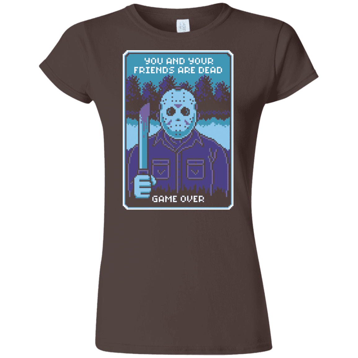 T-Shirts Dark Chocolate / S Game Over Junior Slimmer-Fit T-Shirt