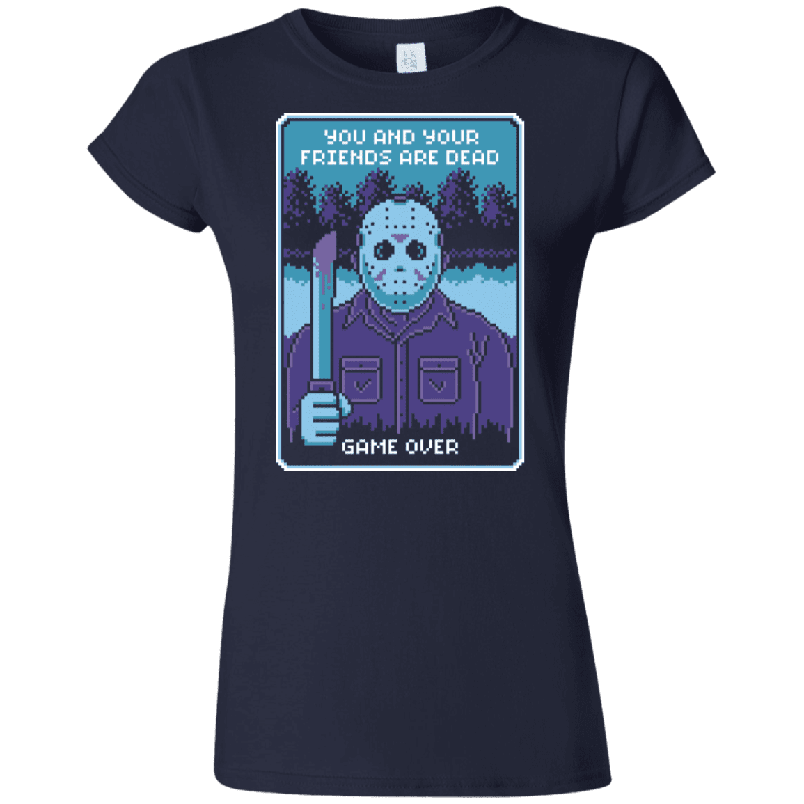 T-Shirts Navy / S Game Over Junior Slimmer-Fit T-Shirt