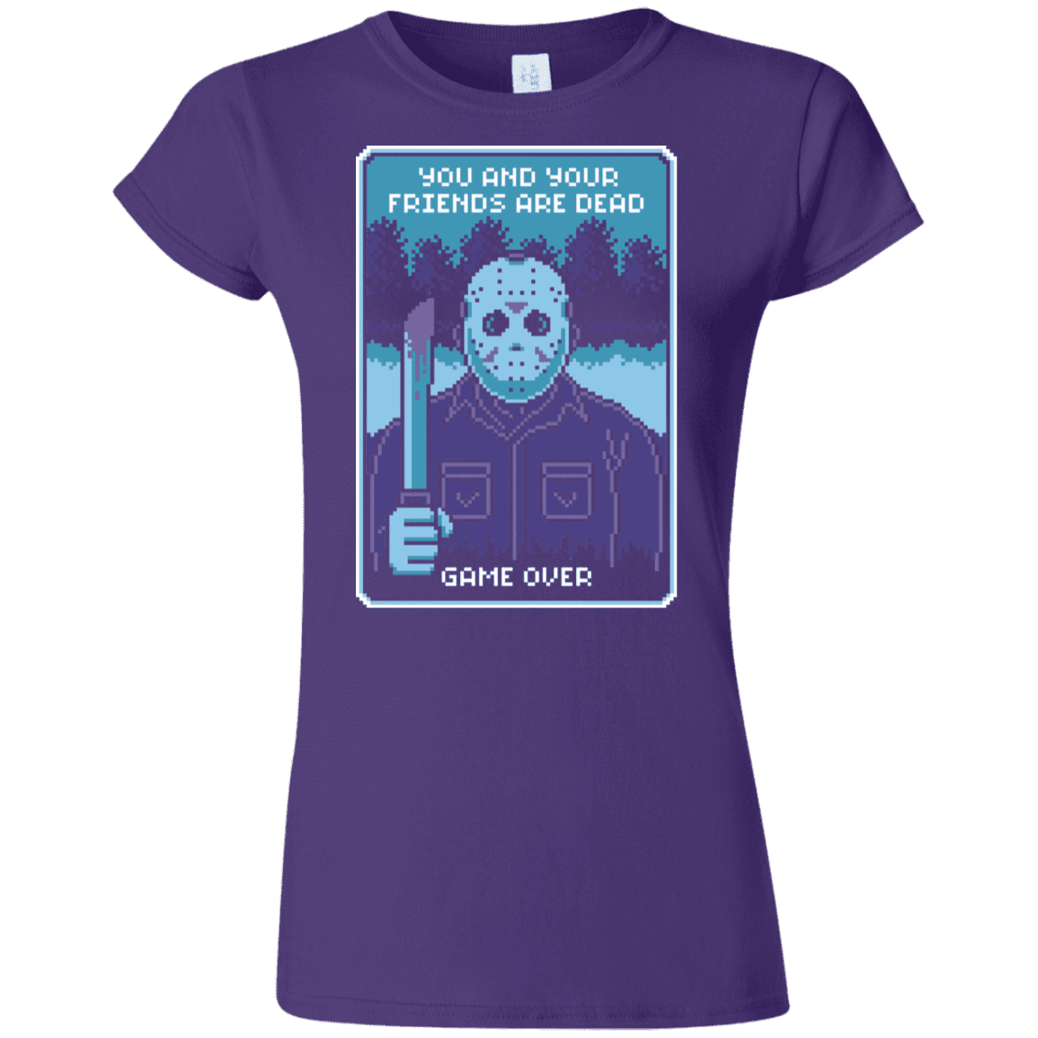 T-Shirts Purple / S Game Over Junior Slimmer-Fit T-Shirt