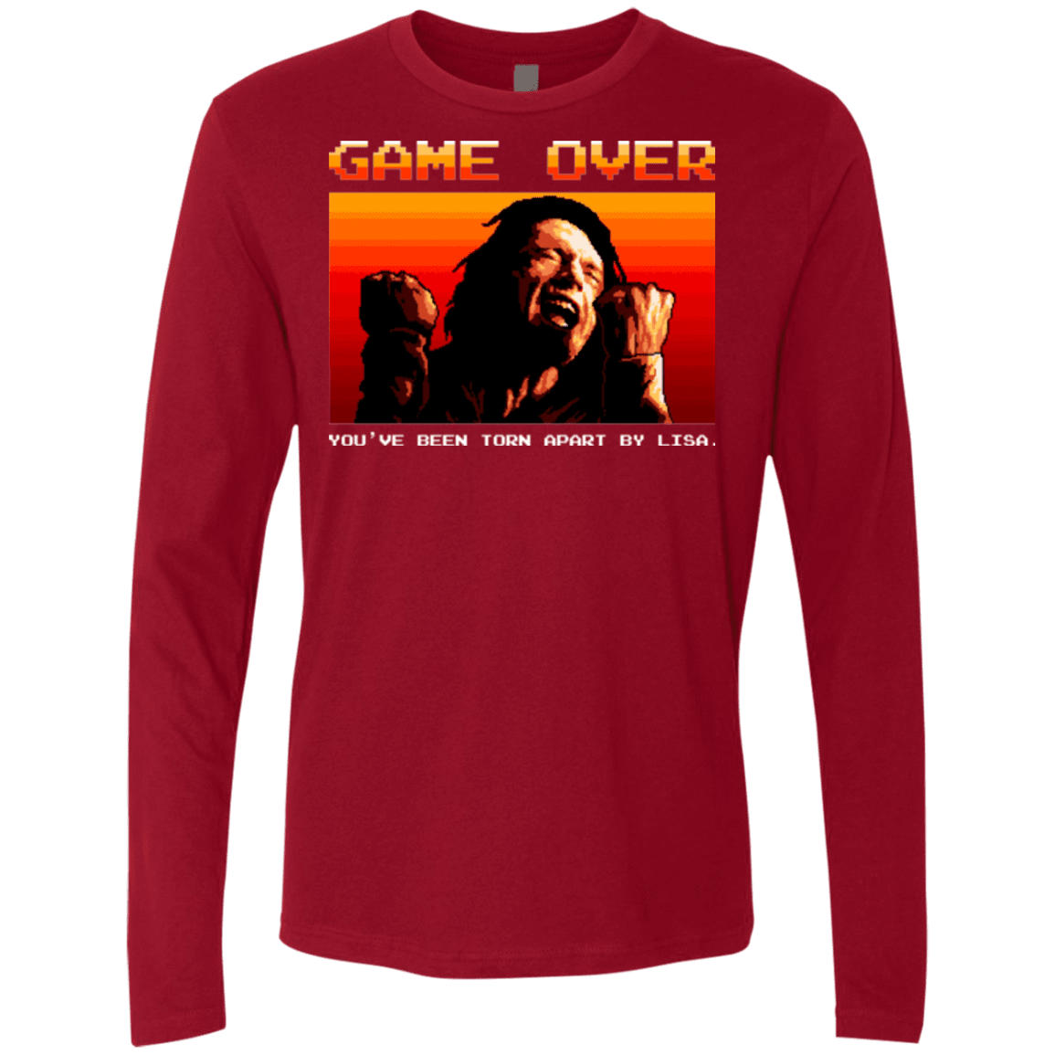 T-Shirts Cardinal / Small Game Over Men's Premium Long Sleeve