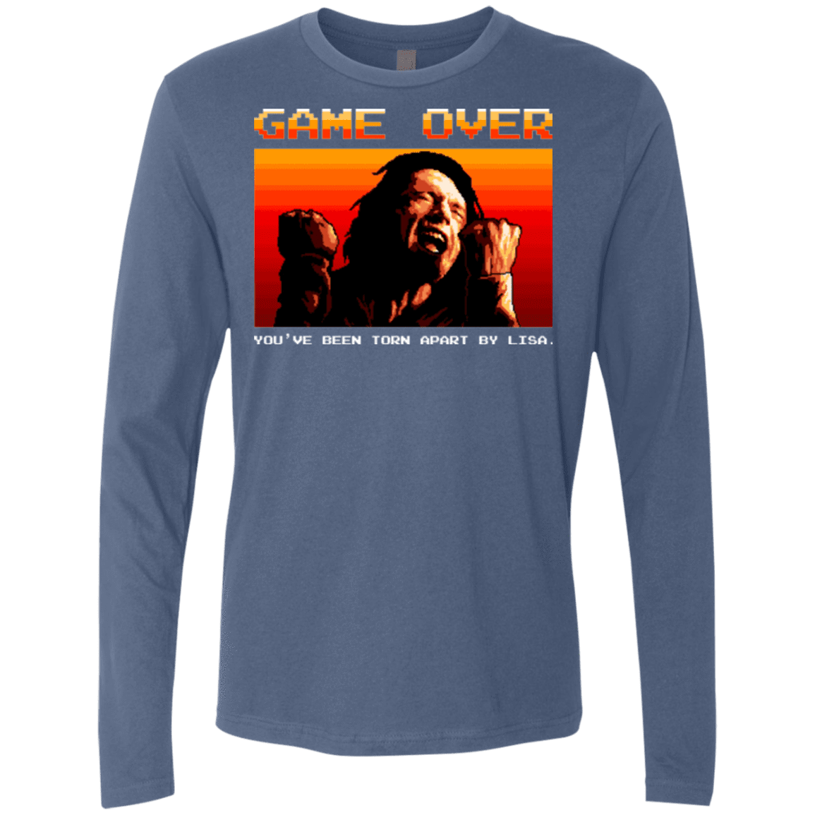 T-Shirts Indigo / Small Game Over Men's Premium Long Sleeve