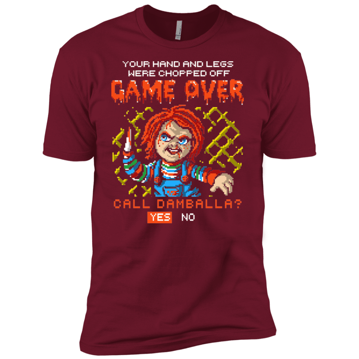 T-Shirts Cardinal / X-Small Game Over Men's Premium T-Shirt