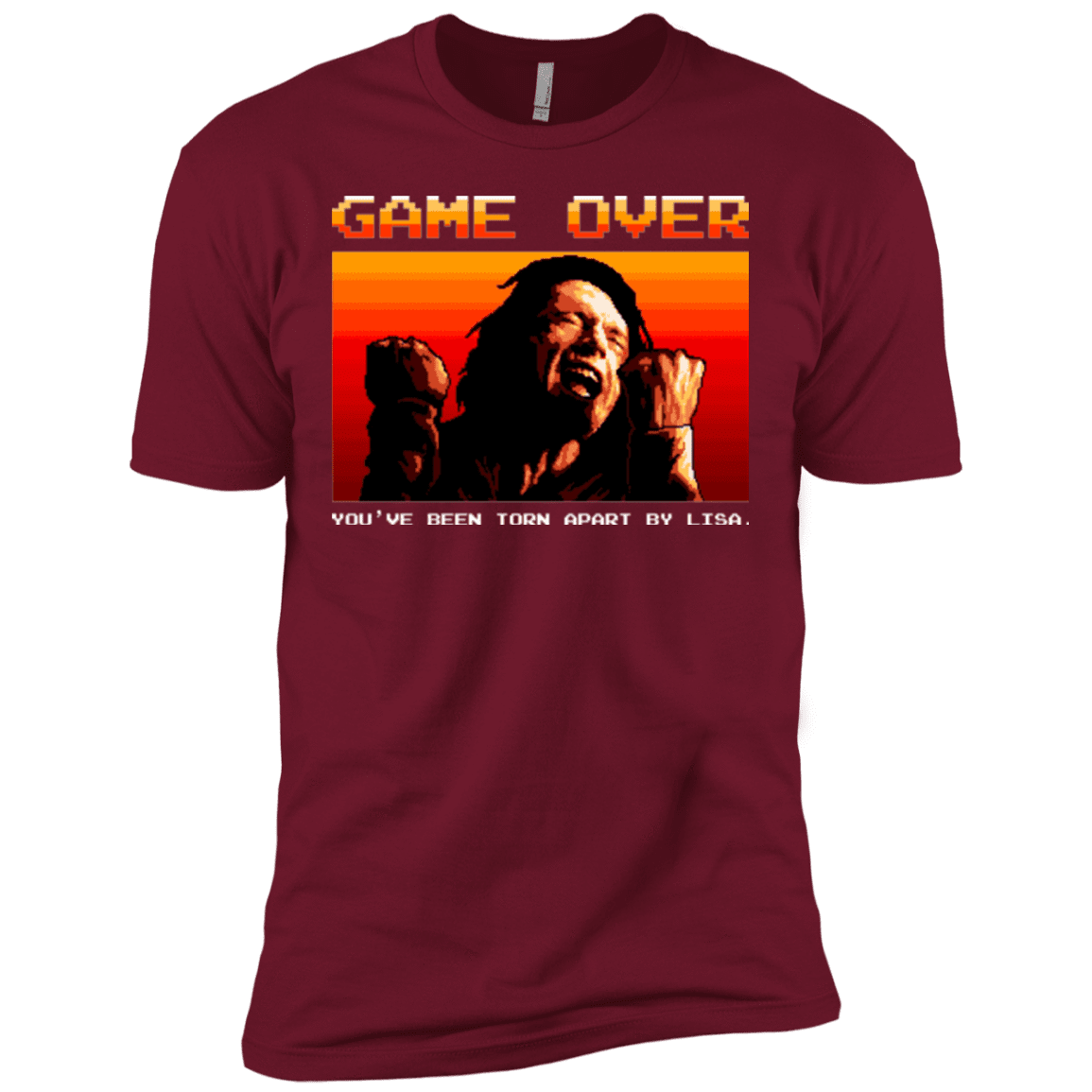 T-Shirts Cardinal / X-Small Game Over Men's Premium T-Shirt