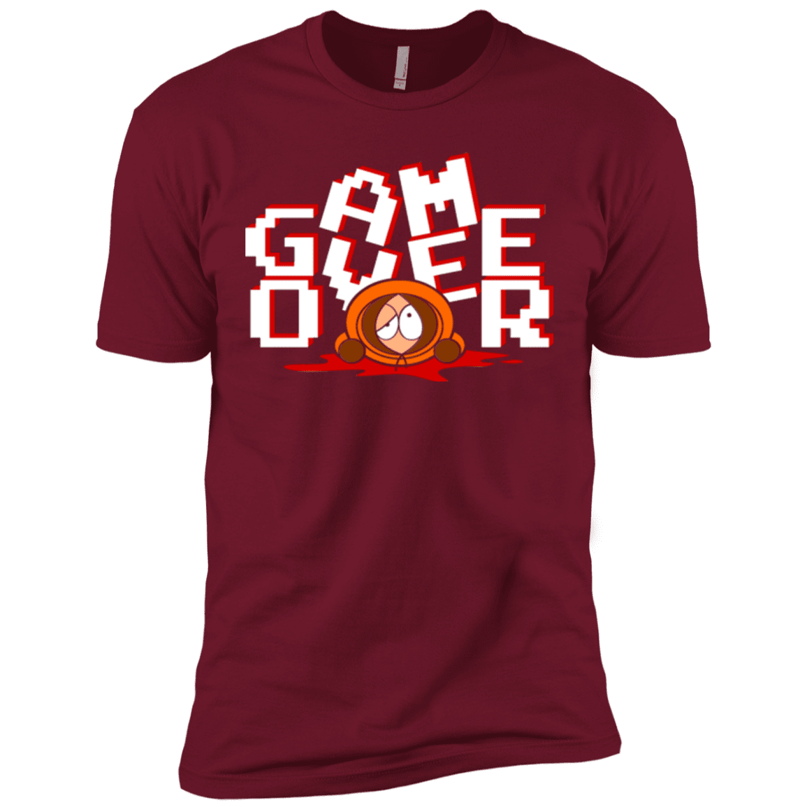 T-Shirts Cardinal / X-Small Game over Men's Premium T-Shirt