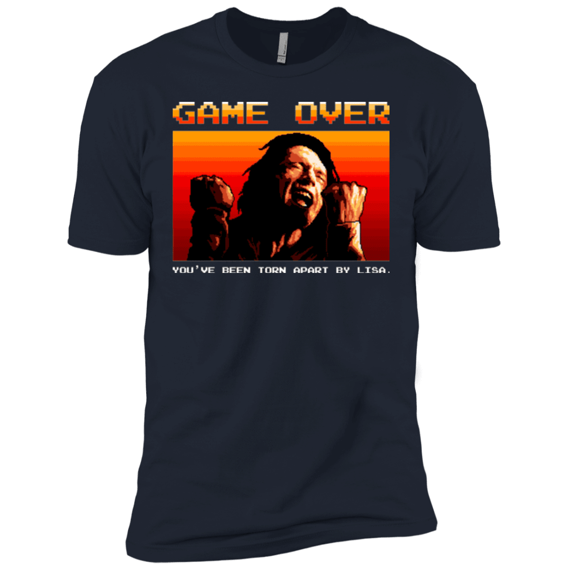 T-Shirts Midnight Navy / X-Small Game Over Men's Premium T-Shirt