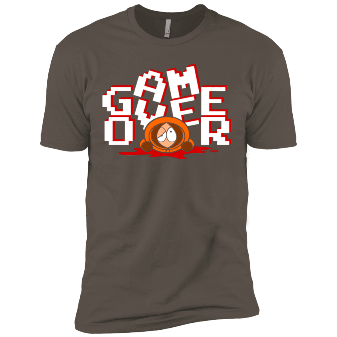 T-Shirts Warm Grey / X-Small Game over Men's Premium T-Shirt